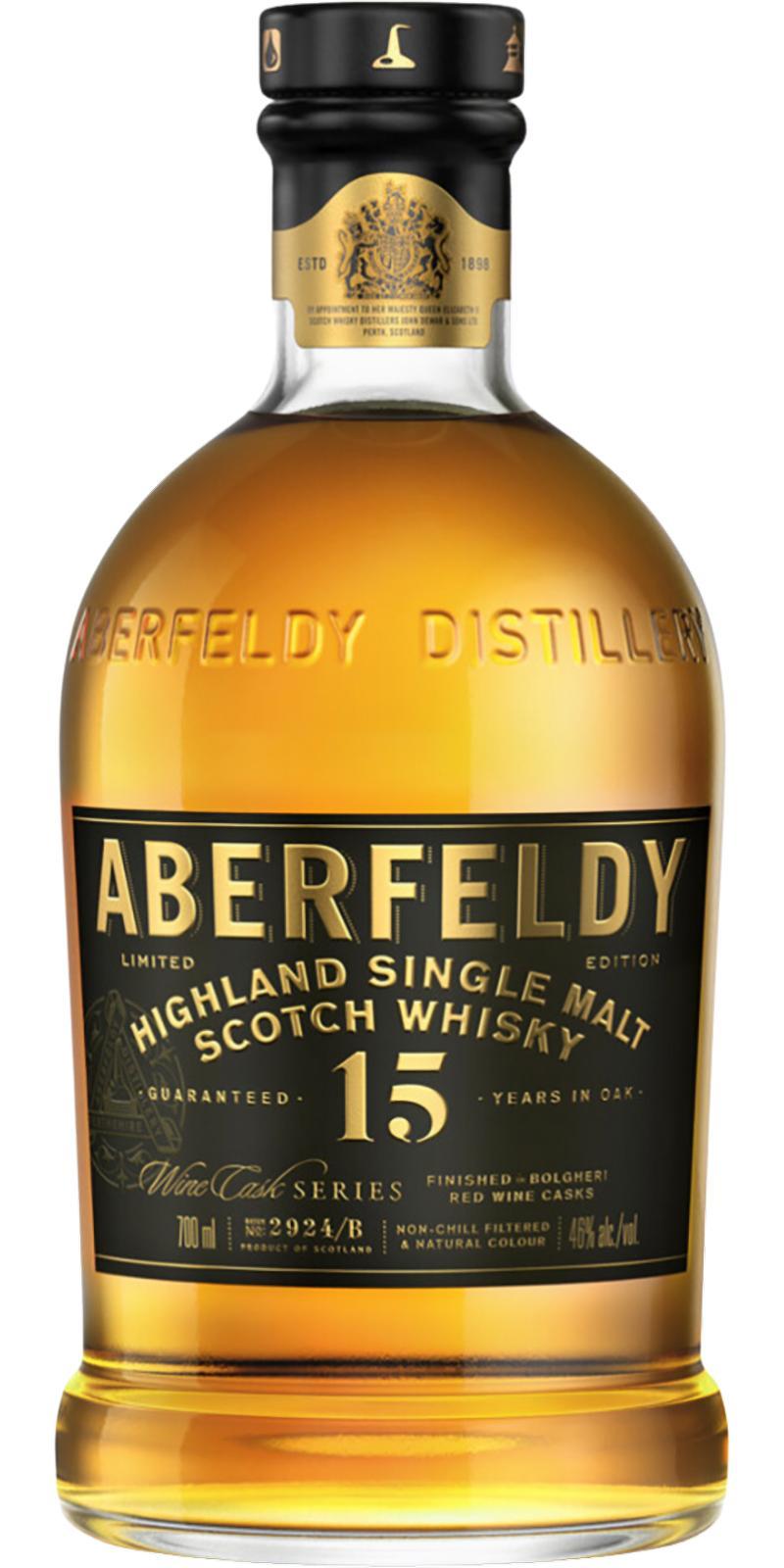 Aberfeldy 15-year-old Wine Cask Series