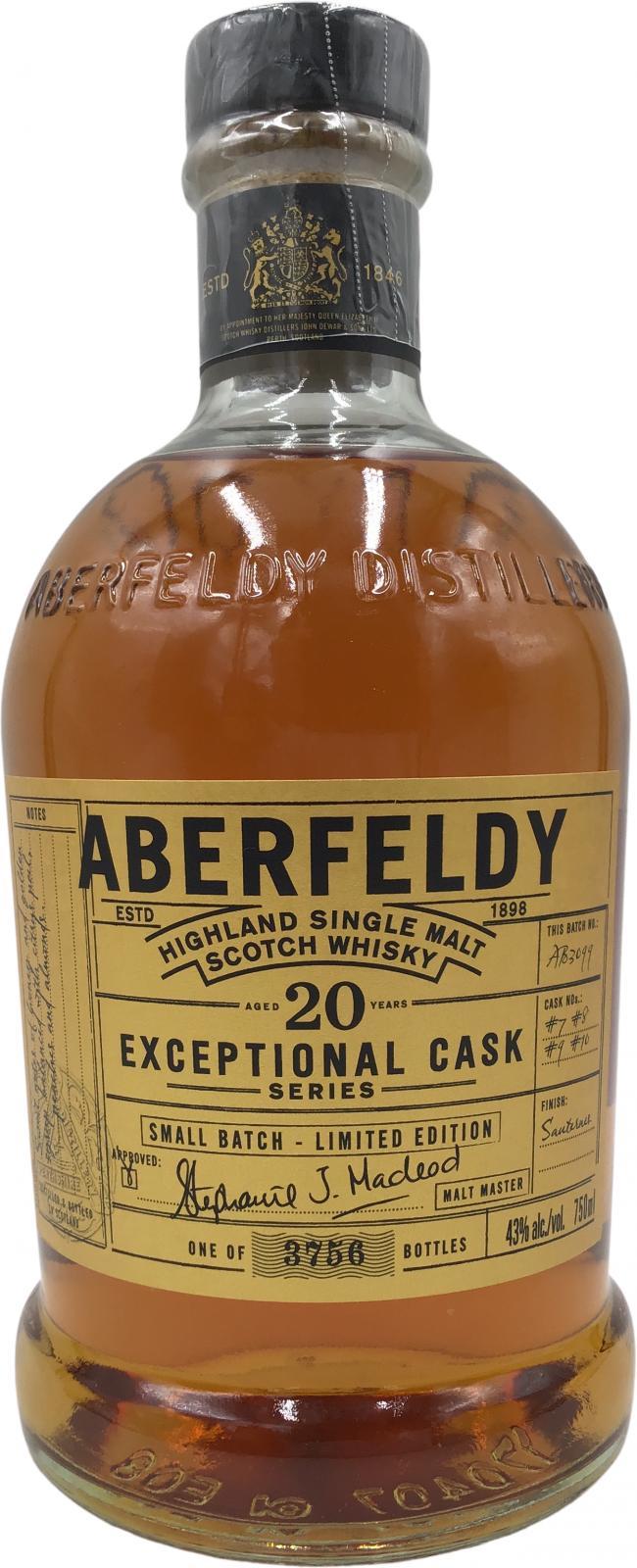 Aberfeldy 1999 Exceptional Cask Series