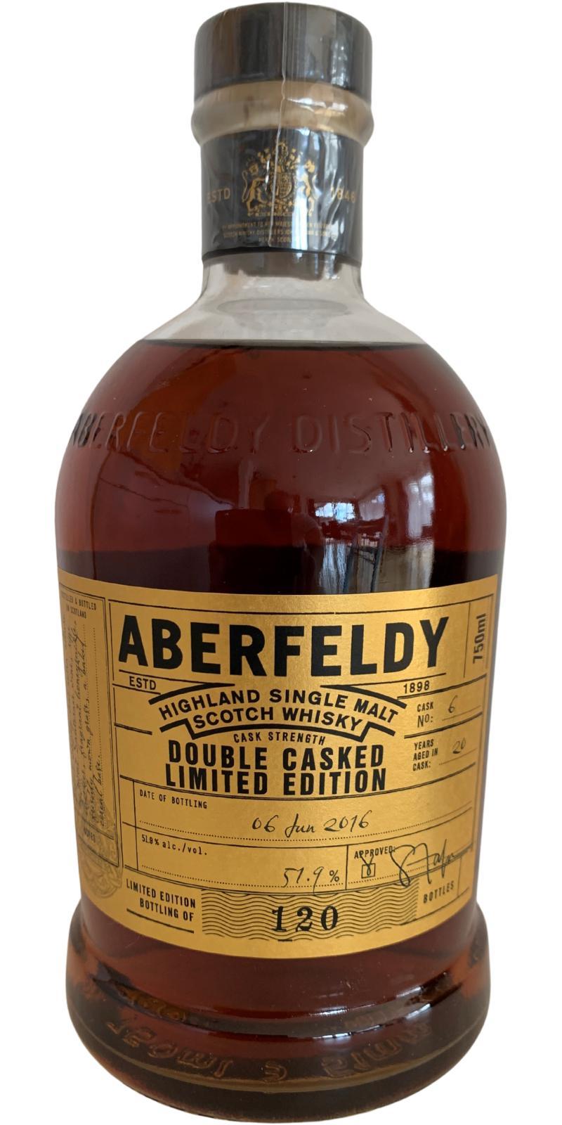 Aberfeldy 20-year-old Double Casked - Limited Edition