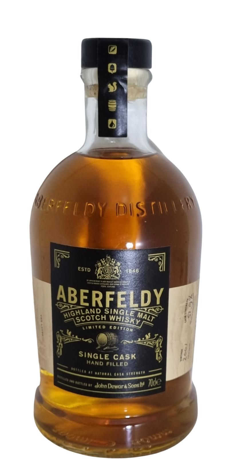 Aberfeldy 2001 Hand filled at the distillery