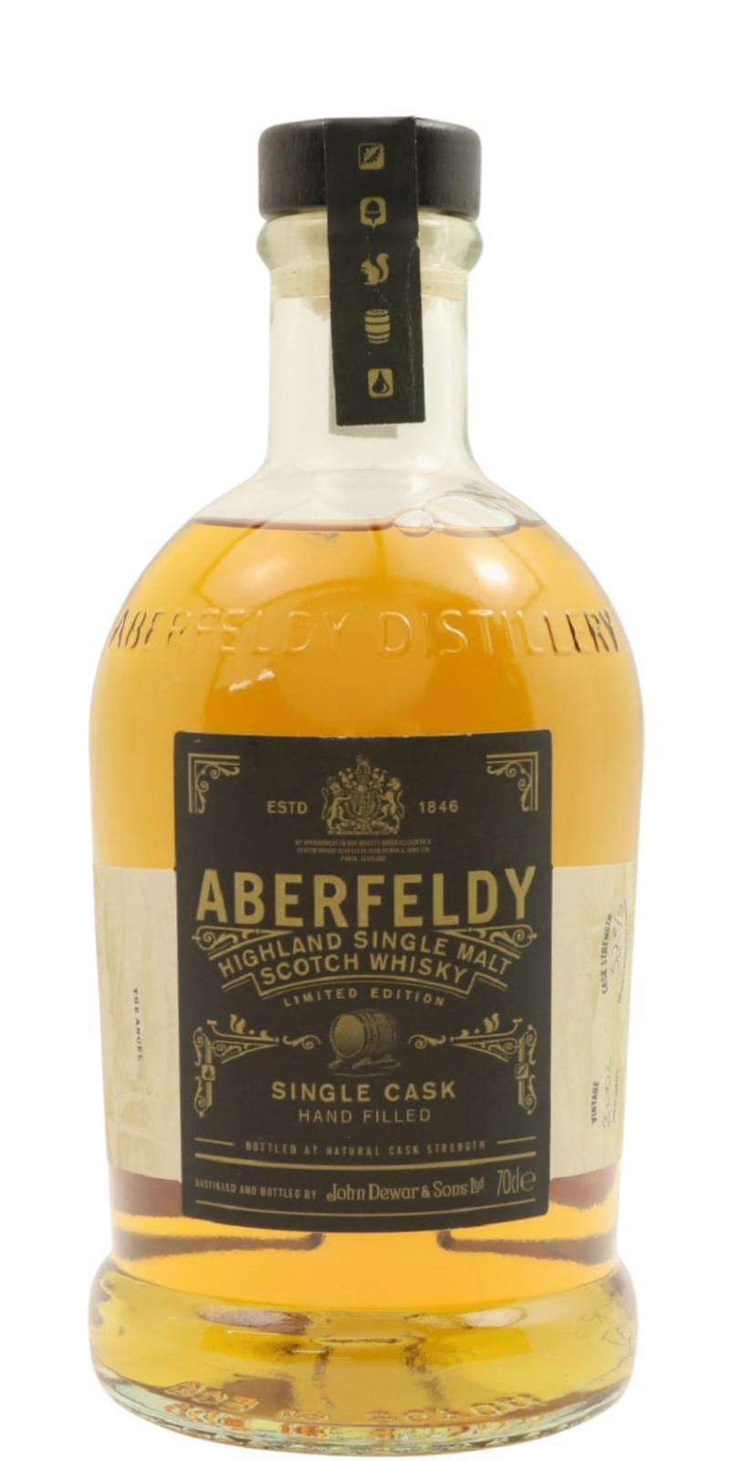 Aberfeldy 2002 Hand Bottled at the Distillery