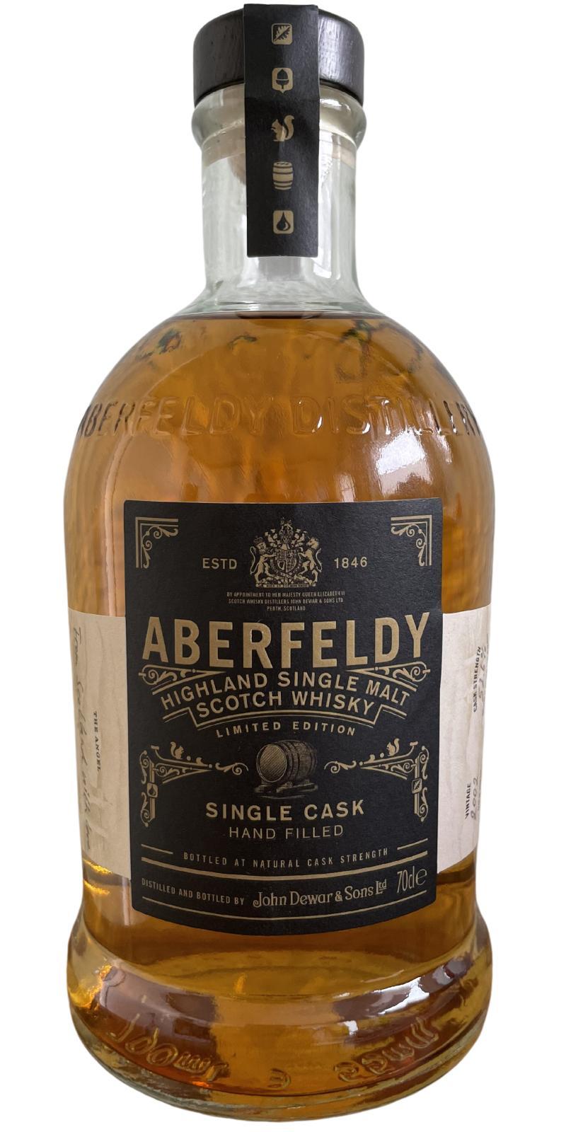 Aberfeldy 2002 Handbottled at Visitor Center