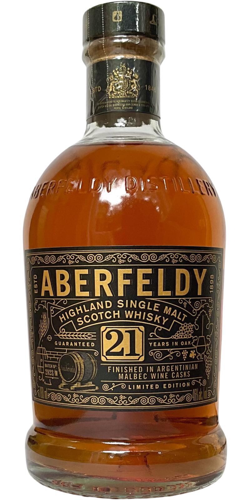 Aberfeldy 21-year-old Limited Edition