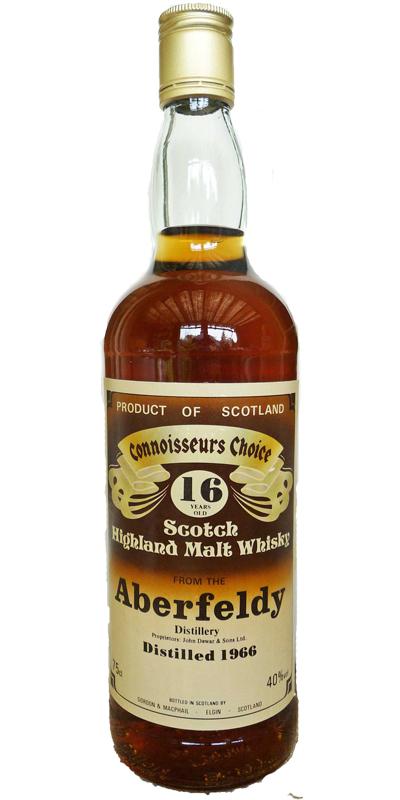 Aberfeldy 1966 GM Connoisseurs Choice