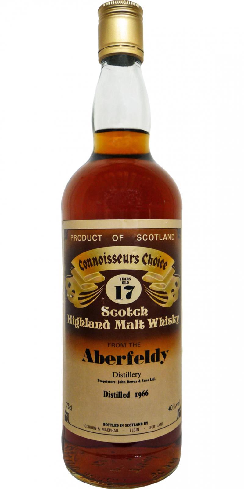 Aberfeldy 1966 GM Connoisseurs Choice