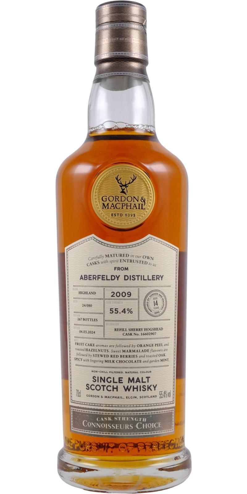 Aberfeldy 2009 GM Connoisseurs Choice - Cask Strength