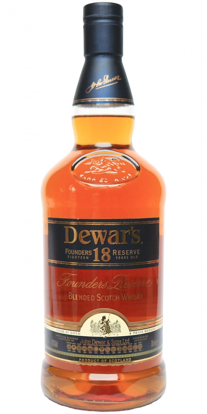 Dewar's 18-year-old Founders Reserve