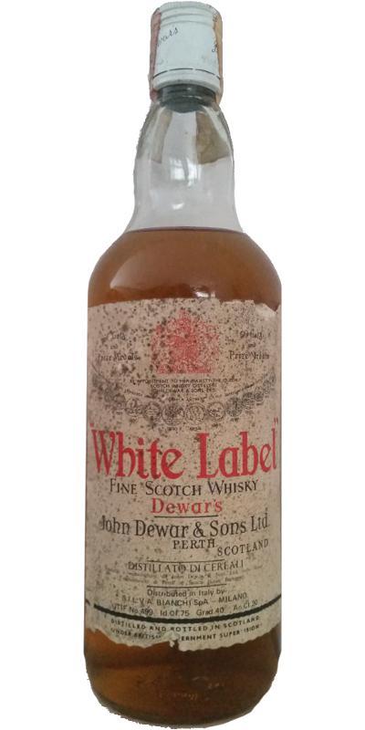 Dewar's White Label Fine Scotch Whisky