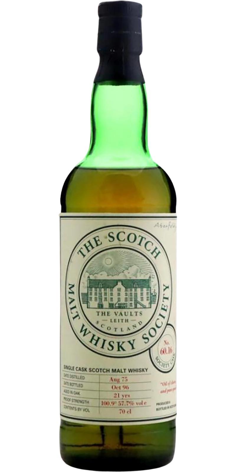 Aberfeldy 1975 SMWS 60.16 Oil of cloves and paw-paws