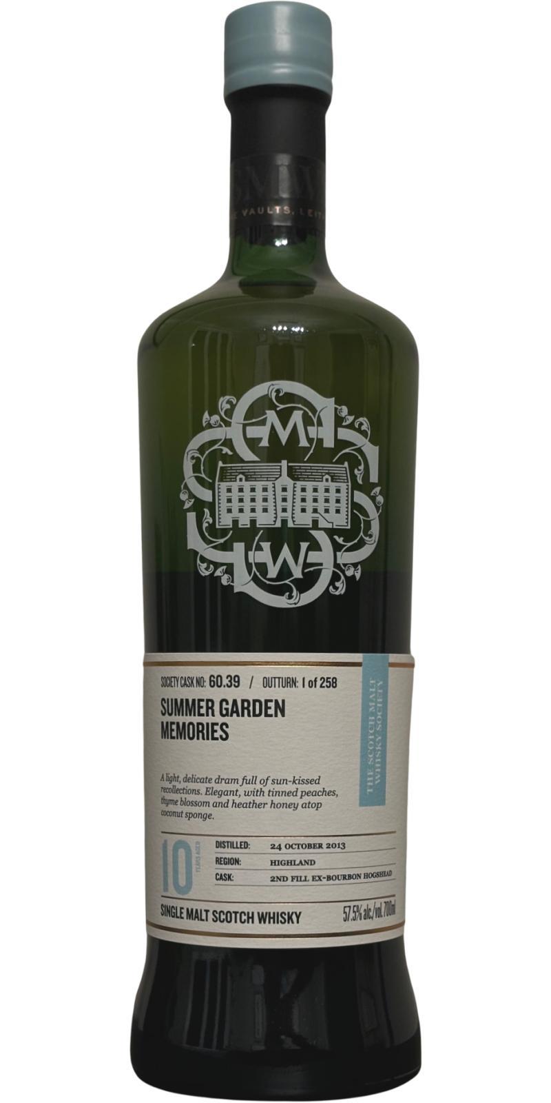 Aberfeldy 2013 SMWS 60.39 Summer garden memories