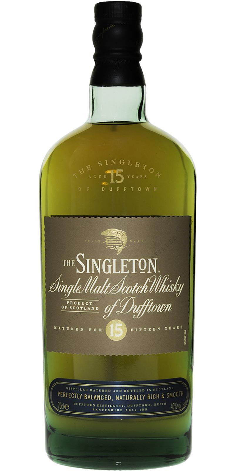 The Singleton of Dufftown 15-year-old Traditionally Batch Distilled