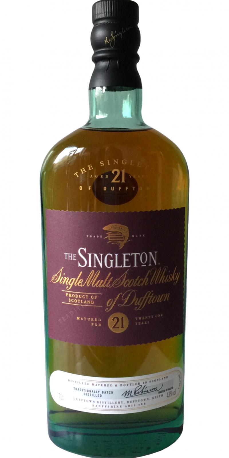 The Singleton of Dufftown 21-year-old