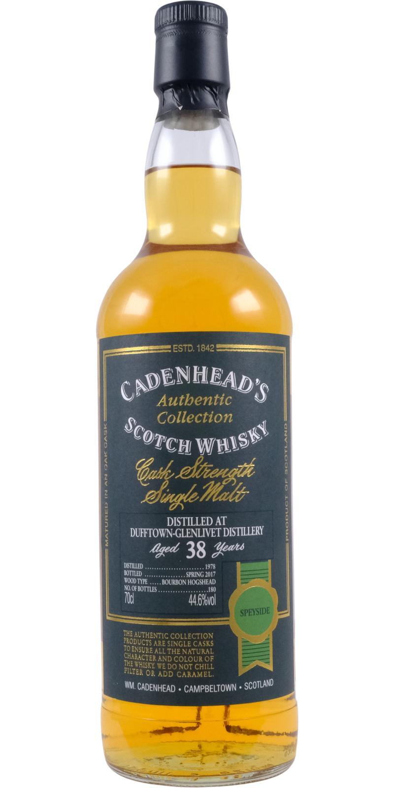 Dufftown 1978 CA Authentic Collection