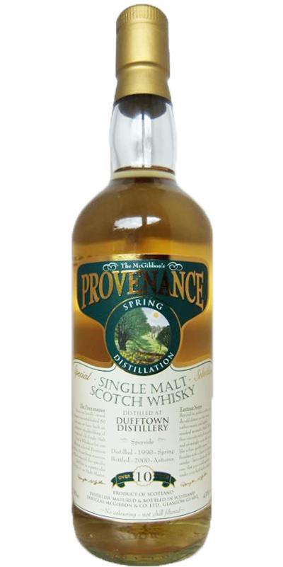 Dufftown 1990 McG McGibbon's Provenance