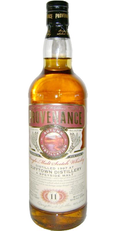 Dufftown 1997 McG McGibbon's Provenance