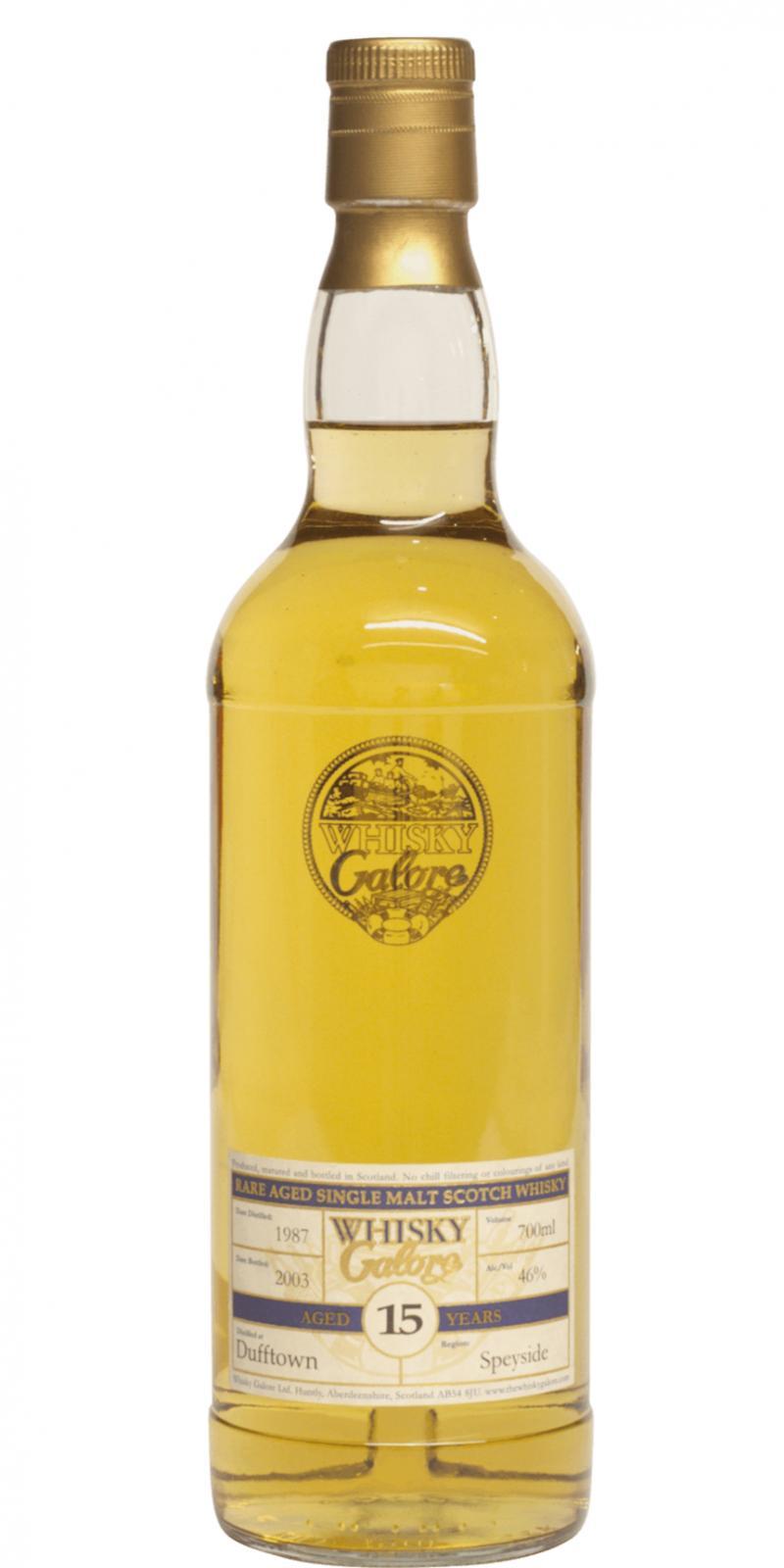 Dufftown 1987 DT Whisky Galore