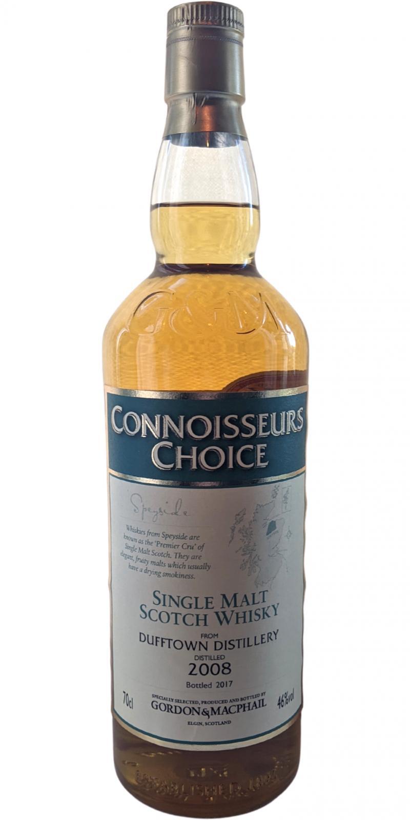 Dufftown 2008 GM Connoisseurs Choice