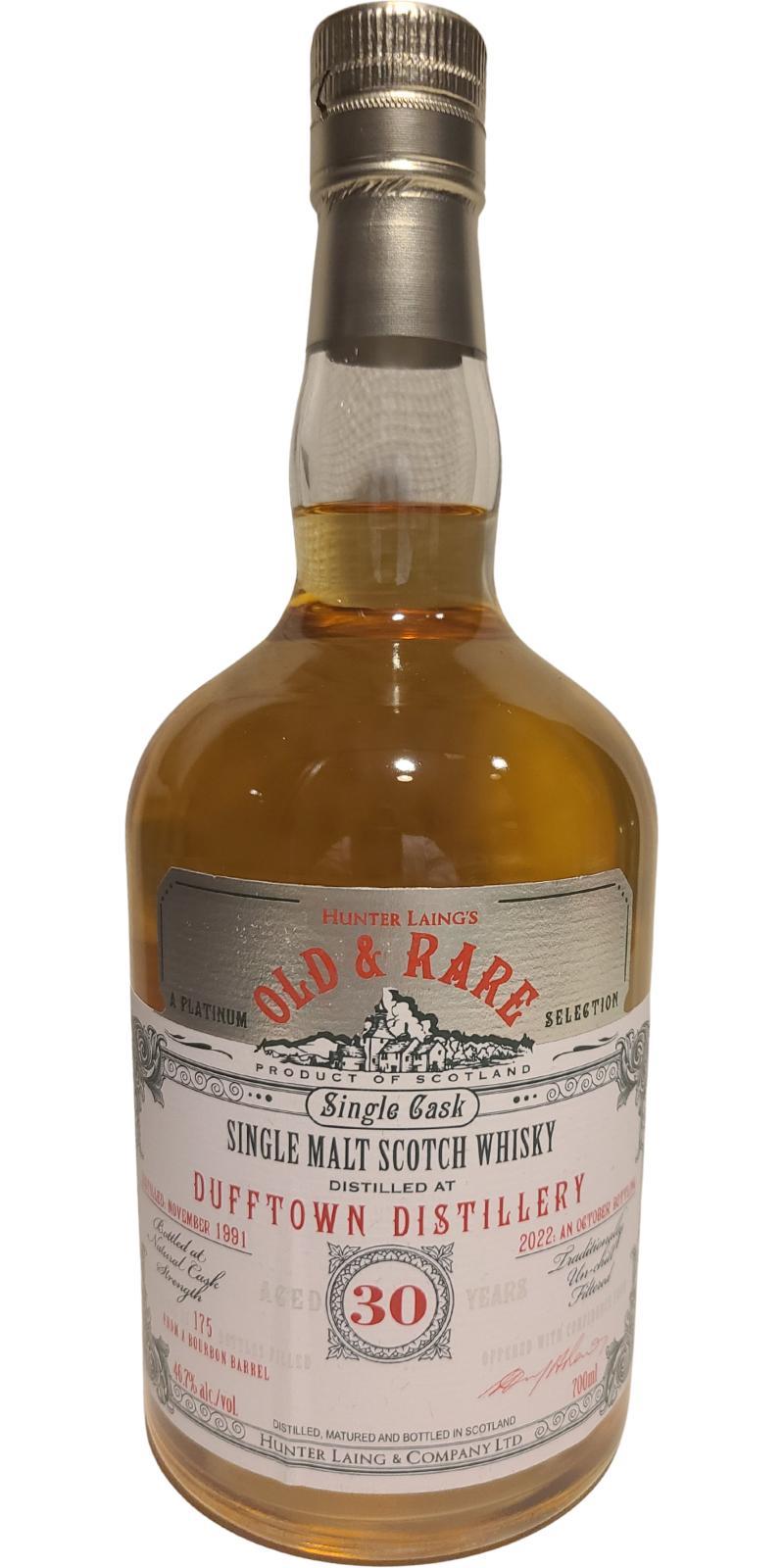 Dufftown 1991 HL Old & Rare - A Platinum Selection