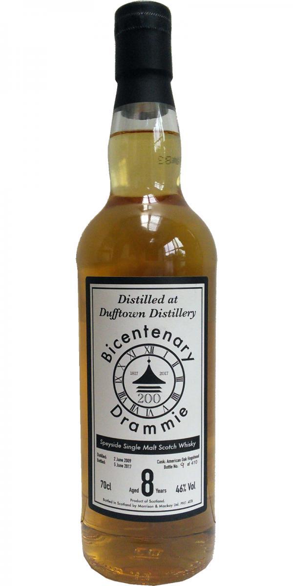 Dufftown 2009 MMcK Bicentenary Drammie