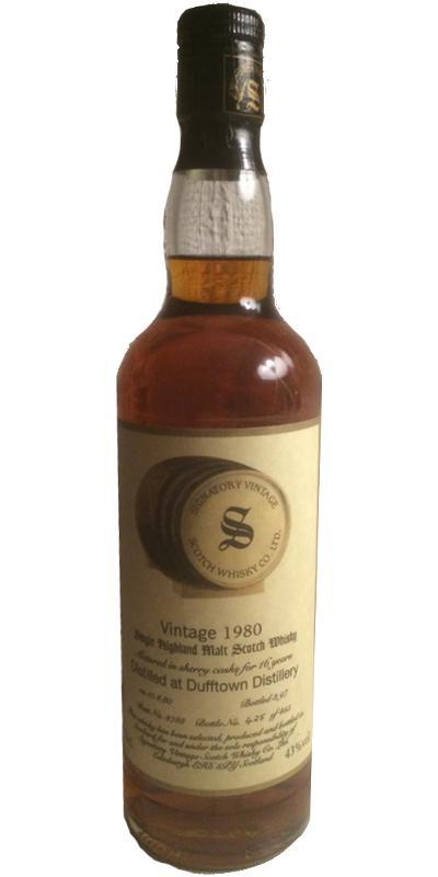 Dufftown 1980 SV Vintage Collection