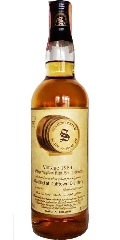 Dufftown 1983 SV Vintage Collection