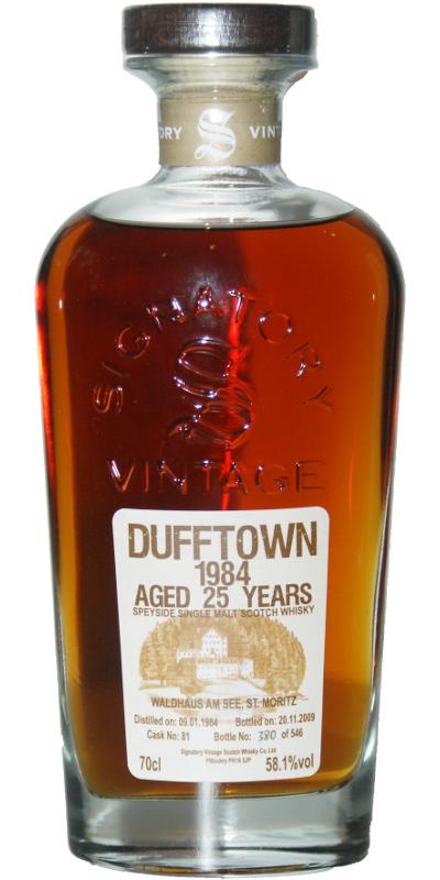 Dufftown 1984 SV Cask Strength Collection