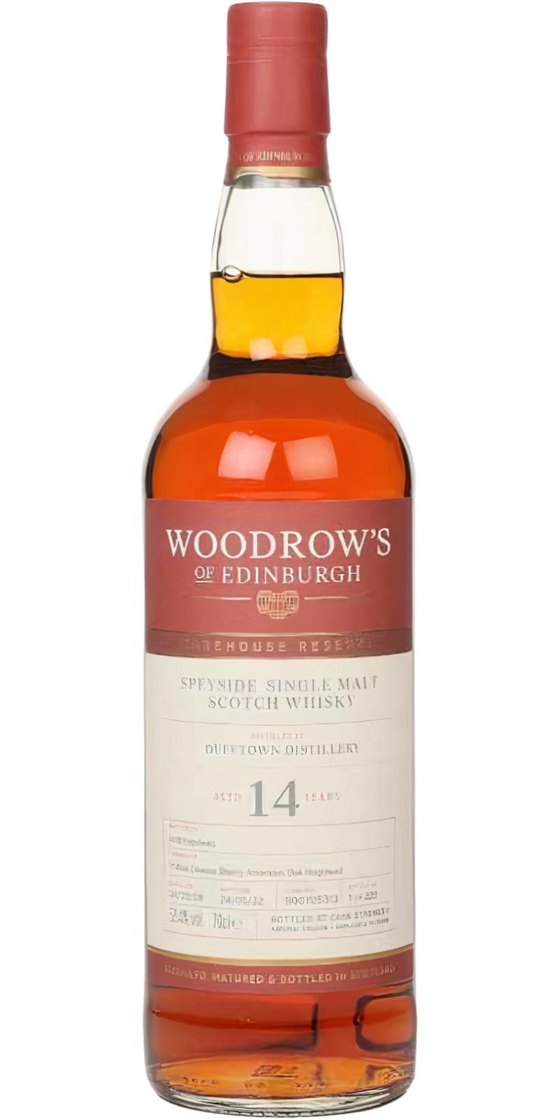Dufftown 2008 WroE Warehouse Reserve