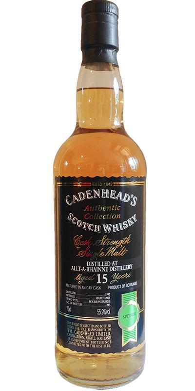 Allt-a-Bhainne 1992 CA Authentic Collection