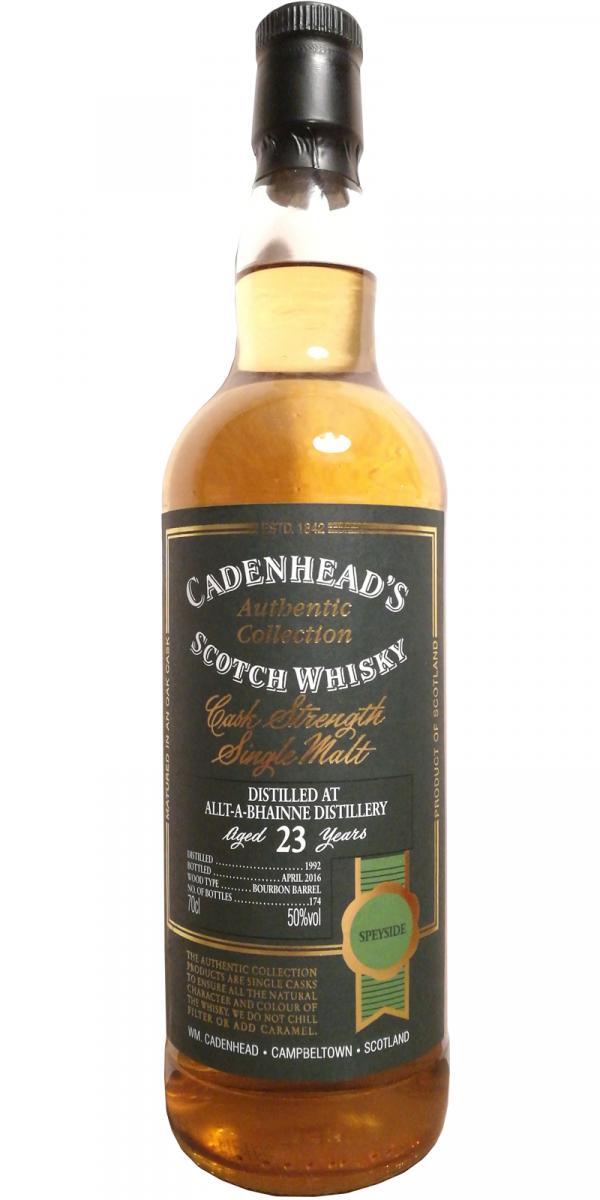 Allt-a-Bhainne 1992 CA Authentic Collection