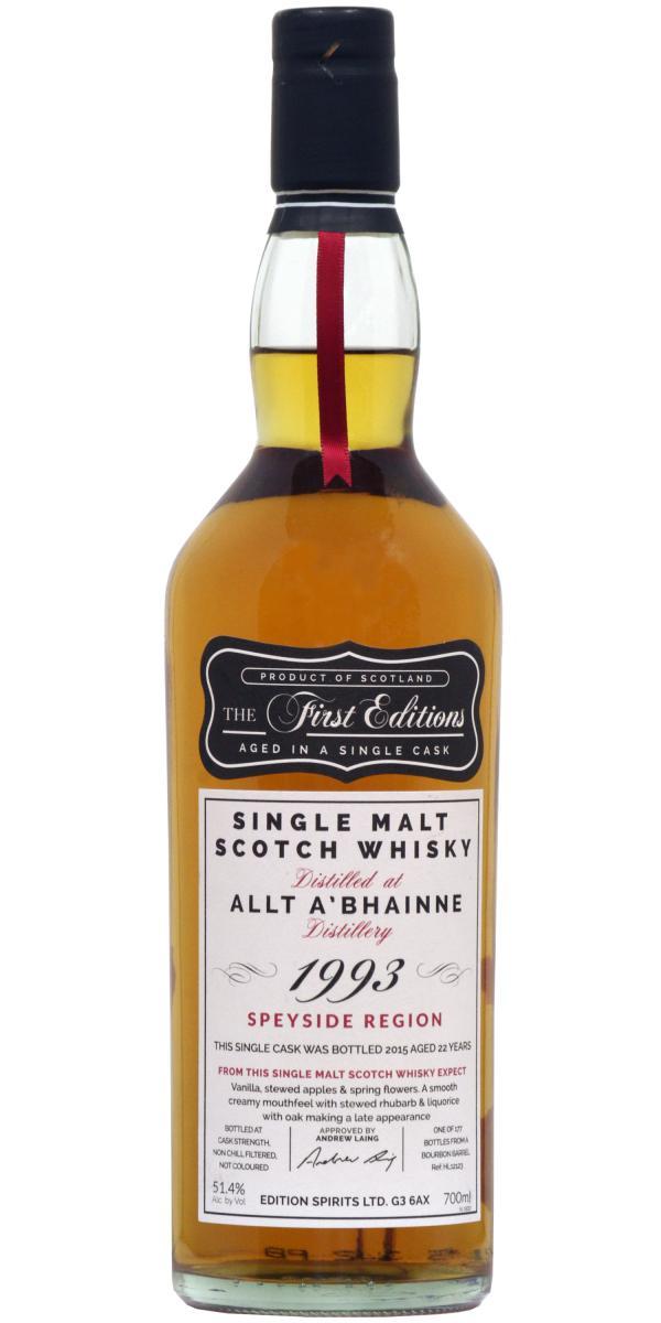 Allt-a-Bhainne 1993 ED The First Editions