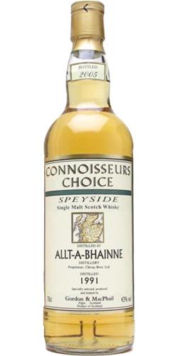 Allt-a-Bhainne 1991 GM Connoisseurs Choice