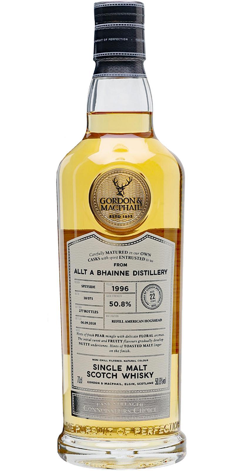 Allt-a-Bhainne 1996 GM Connoisseurs Choice - Cask Strength