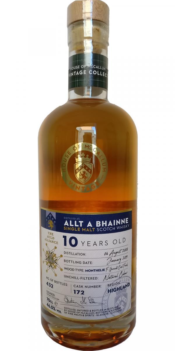 Allt-a-Bhainne 2008 HoMc The Vintage Collection