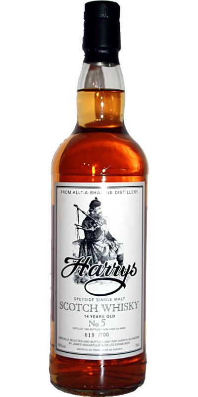 Allt-a-Bhainne 1993 JM Harrys No 5