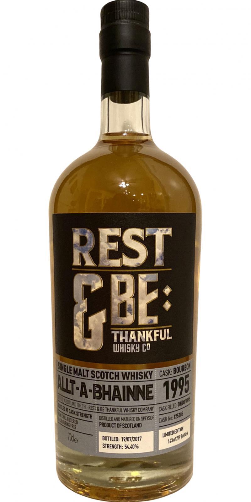 Allt-a-Bhainne 1995 RBTW