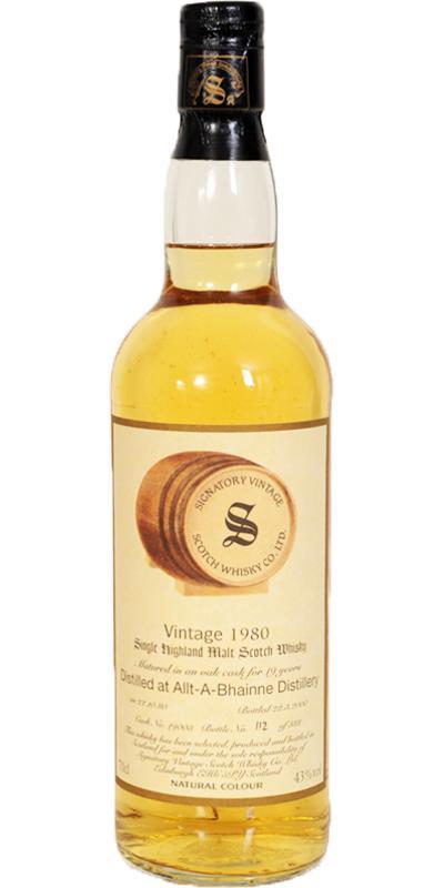 Allt-a-Bhainne 1980 SV Vintage Collection