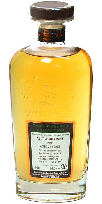 Allt-a-Bhainne 1991 SV Cask Strength Collection
