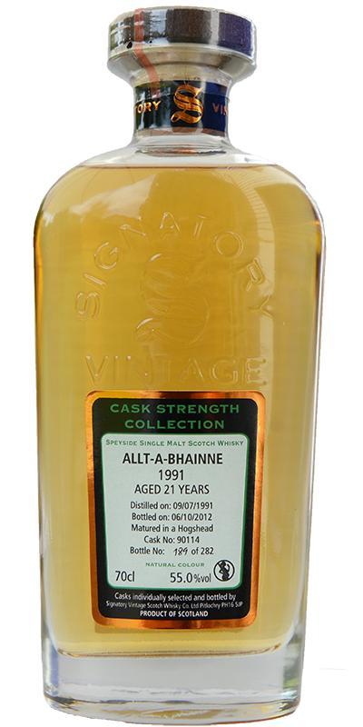 Allt-a-Bhainne 1991 SV Cask Strength Collection
