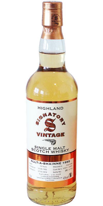 Allt-a-Bhainne 1995 SV Vintage Collection