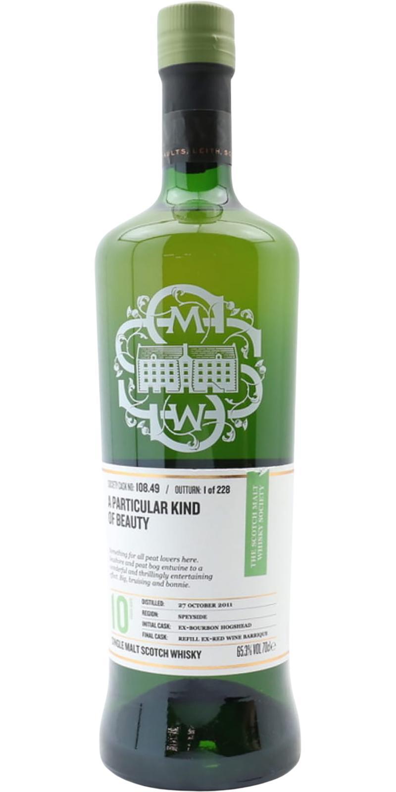 Allt-a-Bhainne 2011 SMWS 108.49 A particular kind of beauty