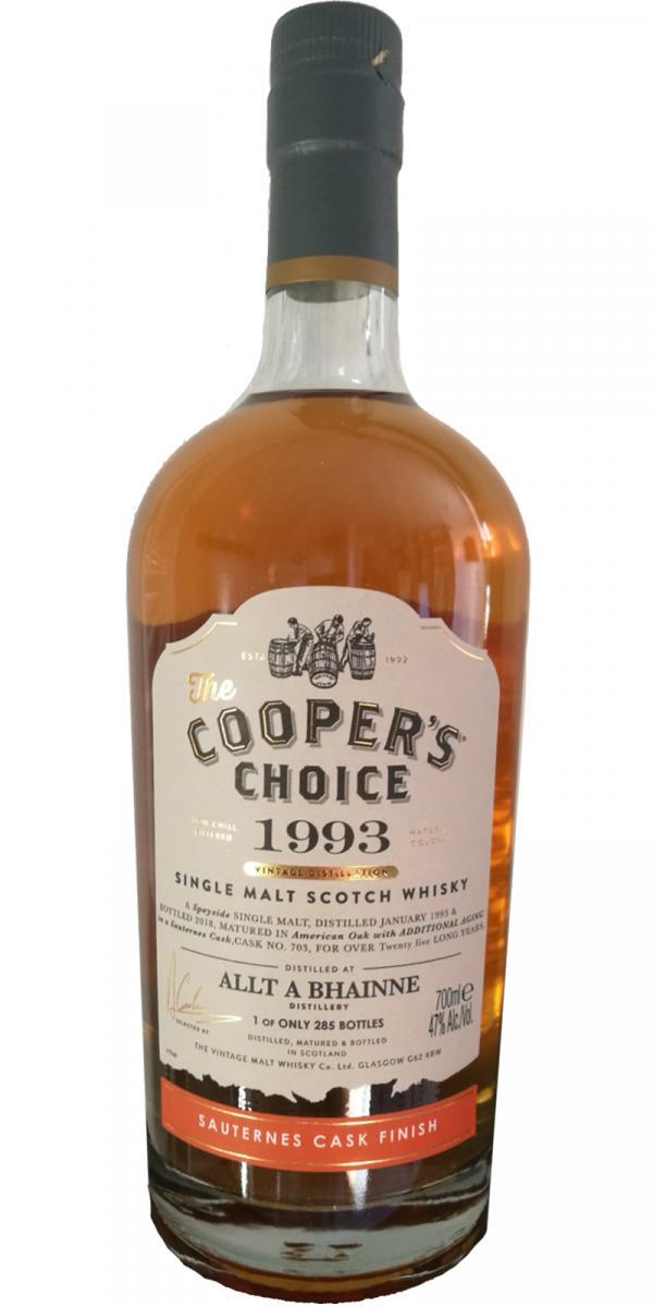 Allt-a-Bhainne 1993 VM The Cooper's Choice