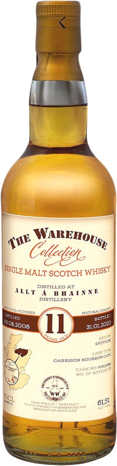 Allt-a-Bhainne 2008 WW8 The Warehouse Collection