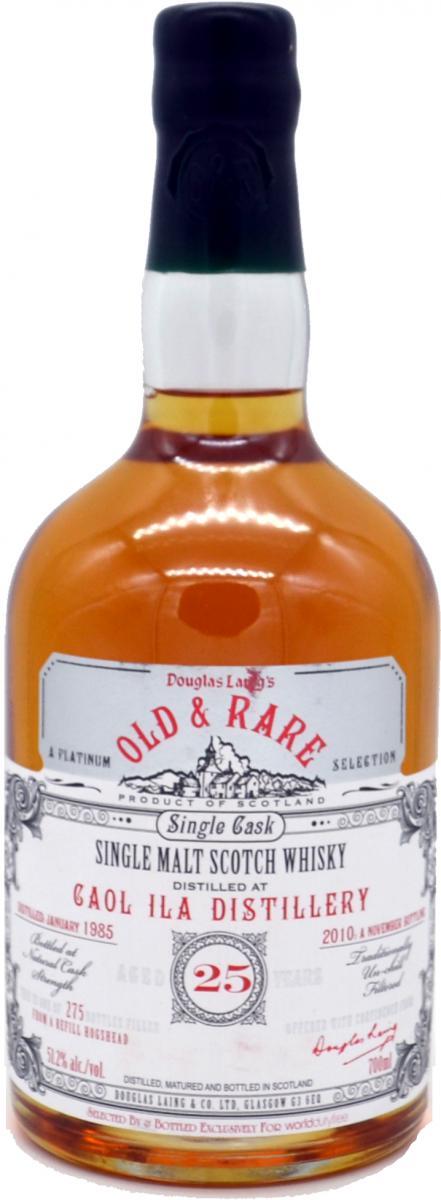 Caol Ila 1985 DL Old & Rare - The Platinum Selection