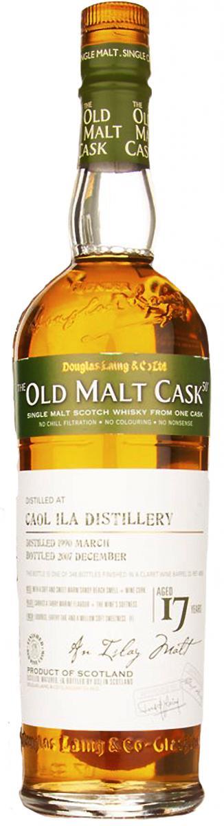 Caol Ila 1990 DL The Old Malt Cask