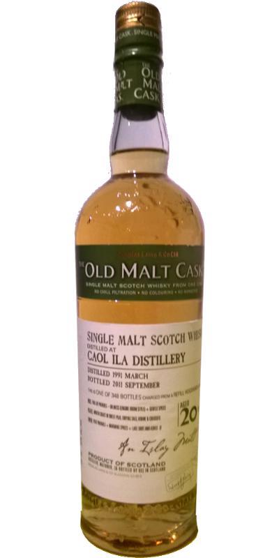 Caol Ila 1991 DL The Old Malt Cask