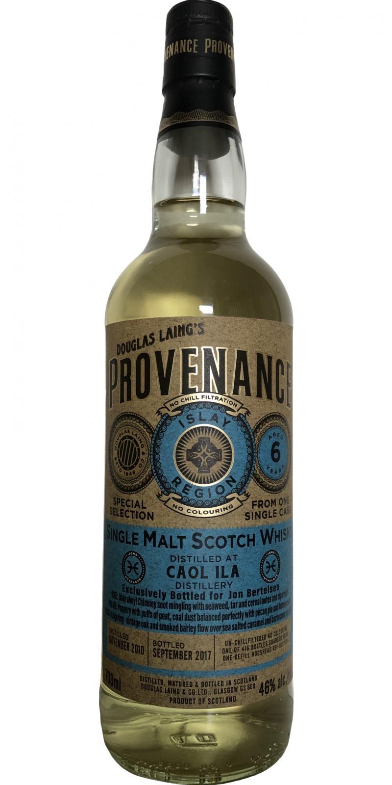 Caol Ila 2010 DL Provenance