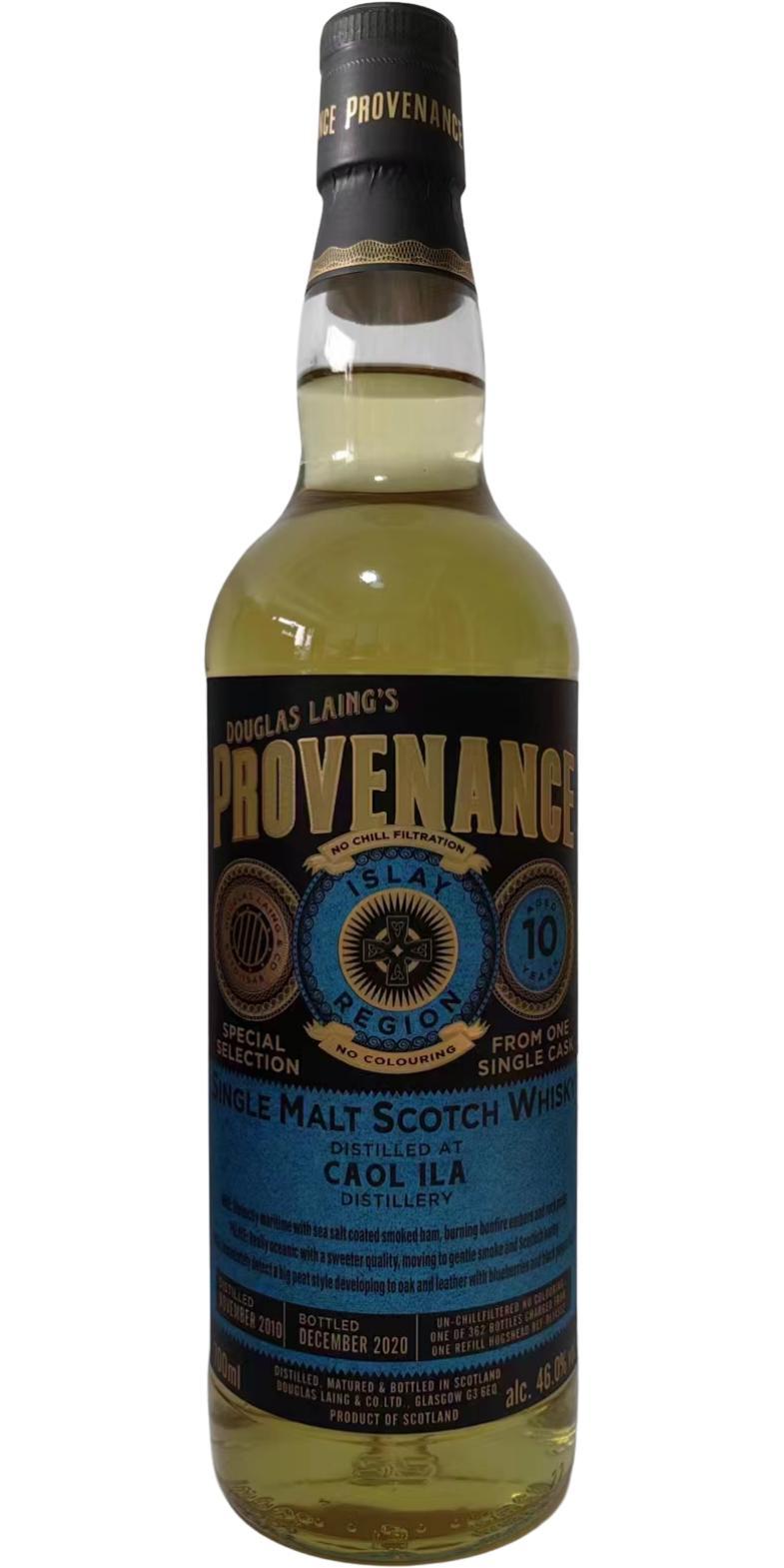 Caol Ila 2010 DL Provenance