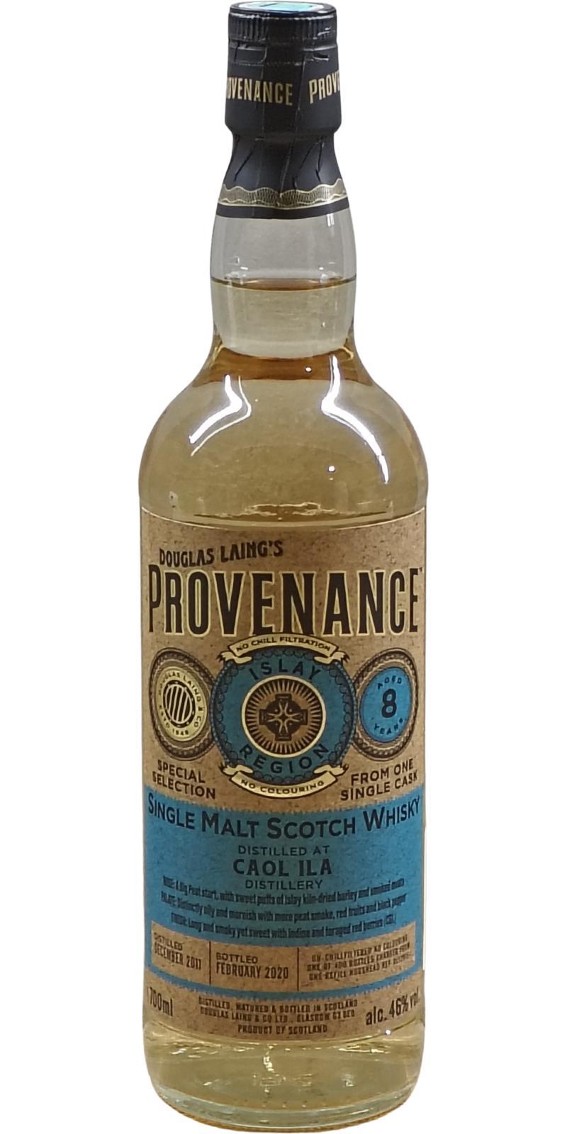 Caol Ila 2011 DL Provenance