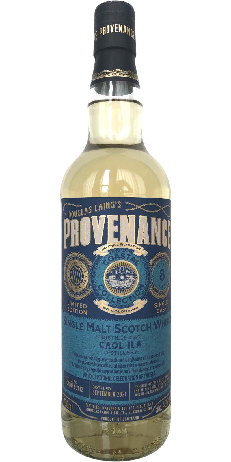 Caol Ila 2012 DL Provenance - Coastal Collection