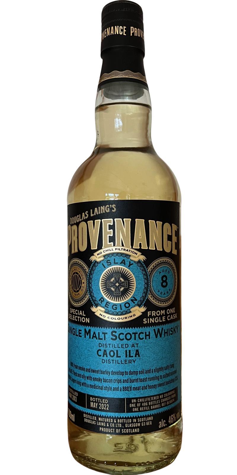 Caol Ila 2013 DL Provenance